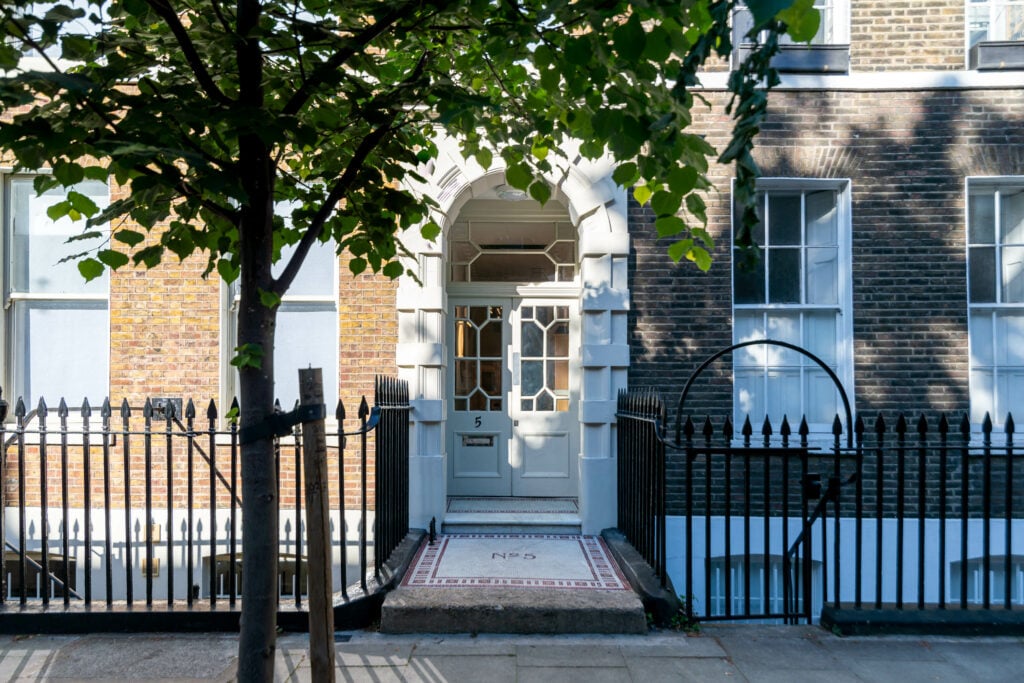 5 Doughty Street front door